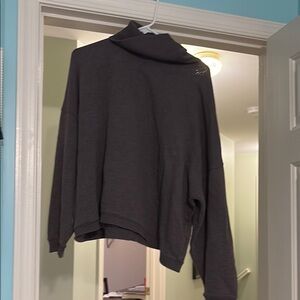 Dark Gray Turtleneck Sweater
